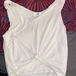 Super soft white crop top